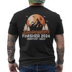 Alpenüberquerung 2024 Oberstdorf Merano Long Distance Hiking E5 T-Shirt mit Rückendruck