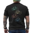 Amsterdam Bicycles T-Shirt mit Rückendruck