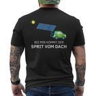 Bei Mir Kommt Der Spritom Dach Bei Mir Kommt Der S T-Shirt mit Rückendruck