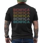 Benfica Retro Look T-Shirt mit Rückendruck