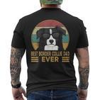 Best Border Collie Dad Ever Dogs Dad Lord Idea T-Shirt mit Rückendruck