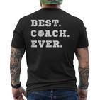 Best Coacholleyball Trainerolleyball Trainer T-Shirt mit Rückendruck