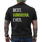 Best Wingman Ever T-Shirt mit Rückendruck