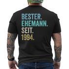 Bester Ehemann Seit 1994 T-Shirt mit Rückendruck