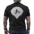 Bicycle Bmx Driver Full Moon T-Shirt mit Rückendruck