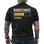 Bierschiss Saufen Bier Malle Joke Saying T-Shirt mit Rückendruck