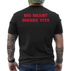 Big Heart Bigger Tits T-Shirt mit Rückendruck