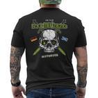 Bmk Supporter Skull Logo T-Shirt mit Rückendruck