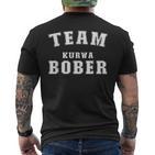 Bober Kurwa Meme T-Shirt mit Rückendruck