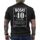 Boski 40 Latek Polska Koszulka Urodzinowa 40 Urodziny 40 Lat T-Shirt mit Rückendruck