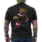 Bundeseagle Austria Proud Eagle Patriot T-Shirt mit Rückendruck