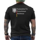 Bundesinstitut Für Rücksichtslosen Mischkonsum T-Shirt mit Rückendruck