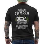 Camping Caravanan Motorhomeintage In Caravan T-Shirt mit Rückendruck