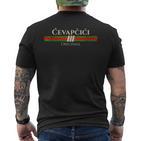 Cevapcici Original Cevape Croatia T-Shirt mit Rückendruck