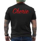 Cherie T-Shirt mit Rückendruck