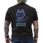 Chibi Omen Catalorant Gaming Cute T-Shirt mit Rückendruck