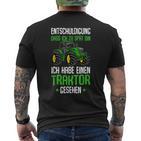 Children's Entschuldigung Das Ich Zu Late Tractor T-Shirt mit Rückendruck