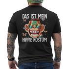 Das Ist Mein Hippie Costume 60S 70S Costume T-Shirt mit Rückendruck