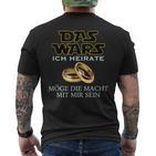 Das Wars Junggesellenabschied Jga Bachelor Man T-Shirt mit Rückendruck