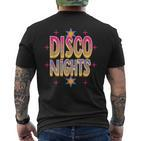 Dazzling Disco Träume T-Shirt mit Rückendruck