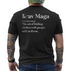 Definition Krav Maga T-Shirt mit Rückendruck