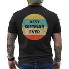 Dietmar First Name T-Shirt mit Rückendruck