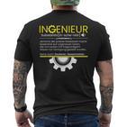 Dipl Ing Engineer Ingenieur Definition T-Shirt mit Rückendruck