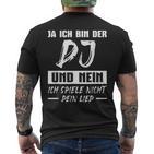 Discjockey Ich Spiel Nicht Dein Song Dj T-Shirt mit Rückendruck