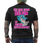 Dolfin In My Bum Bag Honk Party Outfit Malle Isi T-Shirt mit Rückendruck