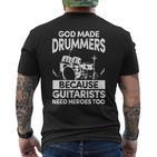 Drumset Children's Drums For Drummer T-Shirt mit Rückendruck