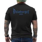 Duisburg Boys City Duisburg Ruhrpott T-Shirt mit Rückendruck