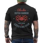 Dutch Harbor Alaska King Crab T-Shirt mit Rückendruck