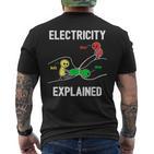 Electrician Ohmolt Amp Electrician T-Shirt mit Rückendruck