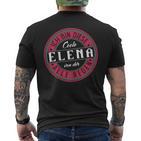 Elena Ich Bin Diese Coole Elena T-Shirt mit Rückendruck