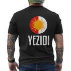 Ezidi Flag Yezidi T-Shirt mit Rückendruck