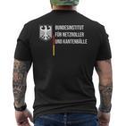 Federal Institute For Net Roller And Edge Ballsolleyball T-Shirt mit Rückendruck