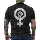 Feminism Fist For Beginners And Feminists T-Shirt mit Rückendruck