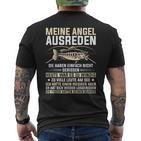 Fischer Fishing My Angel Excuses T-Shirt mit Rückendruck