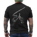 Flute Flute Player Musician T-Shirt mit Rückendruck