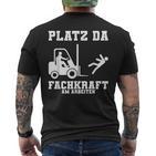 Forklift Forklift Forklift Driver  Motif Sayings T-Shirt mit Rückendruck