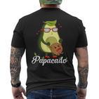 Avocado Papacado S T-Shirt mit Rückendruck