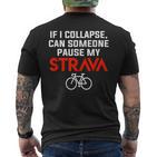 Cycling Break My Strava T-Shirt mit Rückendruck