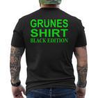 Slogan Green Edition T-Shirt mit Rückendruck