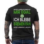 Fußball Fußballfan Aus Bremen Sport Hobbyerein Casual T-Shirt mit Rückendruck