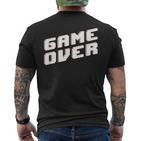 Game Over Ideo Game T Game Over T-Shirt mit Rückendruck