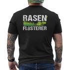 Gärtner Lawn Whisperer Garden Lawn Mower Place Keeper T-Shirt mit Rückendruck