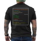 For Gamers And Mmo Rpg Nerds Legendary Heroes T-Shirt mit Rückendruck