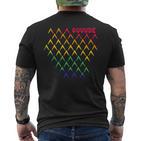 Gude Abbelwoiglas Bembel Pattern Hessen Äppler Lgbt Pride T-Shirt mit Rückendruck