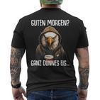 Guten Morgen Ganz Dünnes Eise T-Shirt mit Rückendruck