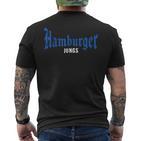 Hamburg Boys' With Lettering Hansestadt S T-Shirt mit Rückendruck